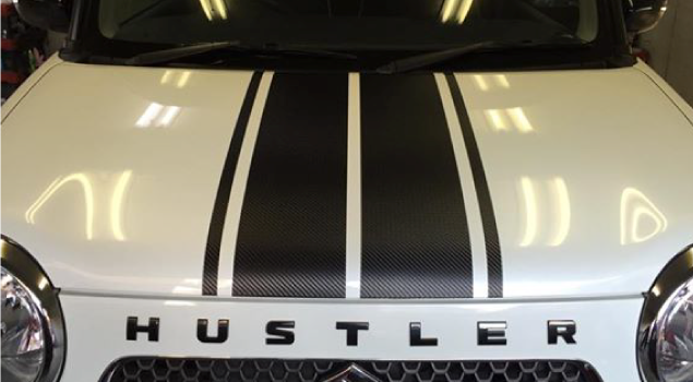 カーボンシート貼り付け